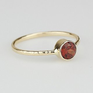                       Ceylonmine Natural Gomed Stone Ring 5.00 Carat Lab Certified & Original Gemstone Hessonite Gold Plated Ring For Unisex                                              