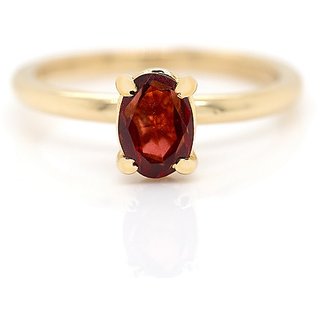                       Ceylonmine Natural Garnet Stone Ring Original & Lab Certified Gemstone Gomed Ring For Unisex                                              
