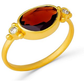                       Ceylonmine 9.00 Ratti Hessonite Ring Original & Unheated Gemstone Gomed Precious Stone Ring For Unisex                                              