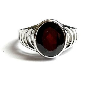                       Ceylonmine Natural Hessonite Ring 6.50 Ratti Unheated & Lab Certified Gemstone Gomed 7.00 Ratti Ring For Unisex                                              