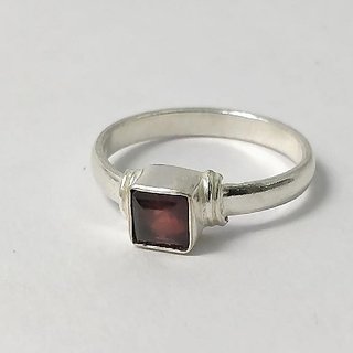                       Ceylonmine Natural Garnet Stone Ring Original & Lab Certified Gemstone Gomed Ring For Unisex                                              