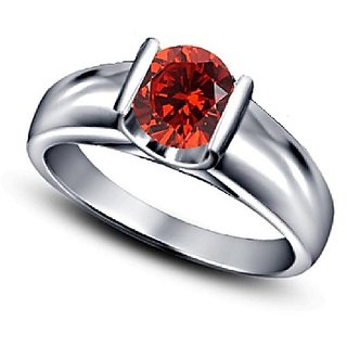                       Ceylonmine Unheated Hessonite Ring 9.25 Ratti Original & Lab Certified Stone Ring For Unisex                                              