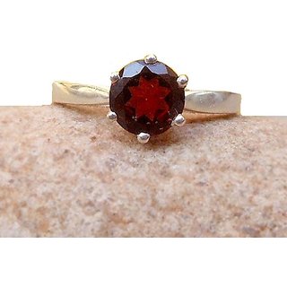                       Ceylonmine Natural Hessonite Ring 6.50 Ratti Unheated & Lab Certified Gemstone Gomed 7.00 Ratti Ring For Unisex                                              