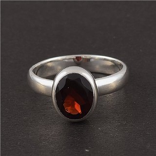                       Ceylonmine Gomed Ring Natural 7.25 Ratti Original & Certified Gemstone Hessonite Ring For Astrological Purpose                                              