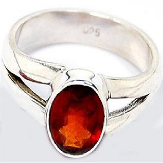                       Ceylonmine Natural Garnet Stone Ring Original & Lab Certified Gemstone Gomed Ring For Unisex                                              