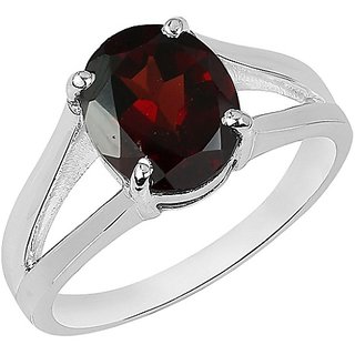                       Ceylonmine 8.00 Ratti Gomed Ring Natural & Original Gemstone Garnet Ring For Women & Men                                              