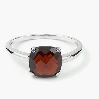                       Ceylonmine Natural Hessonite Ring 8.25 Ratti Unheated  Untreated Gemstone Gomed Ring For Unisex                                              