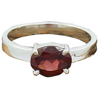                       Ceylonmine Unheated Hessonite Ring 9.25 Ratti Original & Lab Certified Stone Ring For Unisex                                              