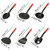 Shopper52 Plastic Polypropylene Kitchen Tools Silicone Spatula, Mixing And Slotted Spoon, Ladle, Pasta Fork Spoon Set