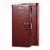 D G Kases Vintage Pu Leather Kickstand Wallet Flip Case Cover For Panasonic Ray Max - Brown