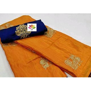 Indian Style Sarees New Arrivals Latest Women's Multi Color Embroidered Sana Silk Saree
