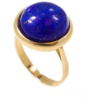                       Ceylonmine-Certified Lapis Lazuli Stone Ring Natural & Original Gemstone Ring 6.00 Ratti For Unisex                                              