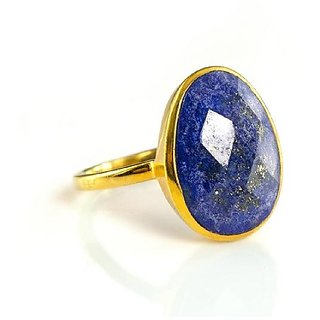                       Ceylonmine-7.00 Ratti Lapis Lazuli Stone Ring Natural & Lab Certified Gemstone Ring For Uniex                                              
