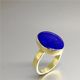                       Ceylonmine-Natural Lapis Lazuli Stone Ring Original & Unheated Gemstone Ring 6.00 Ratti For Astrological Purpose                                              