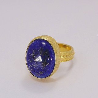                       Ceylonmine-Natural Lapis Lazuli Ring Natural & Original Gemstone Ring 5.00 Ratti For Astrological Purpose                                              