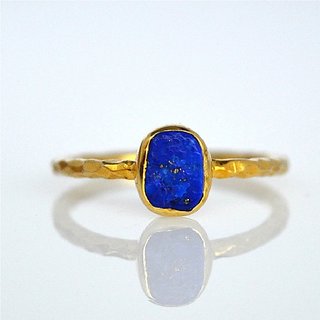                       Ceylonmine-Natural Lapis Lazuli Ring Natural & Original Gemstone Ring 5.00 Ratti For Astrological Purpose                                              
