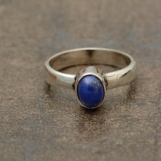                       Ceylonmine-Natural Lapis Lazuli Stone Ring Original & Unheated Gemstone Ring 6.00 Ratti For Astrological Purpose                                              