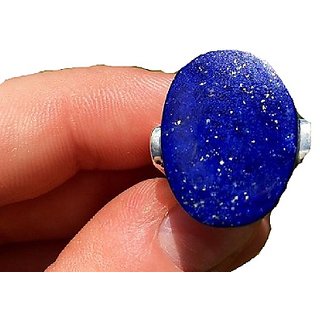                       Ceylonmine- Lapis Lazuli Stone Ring Original & Certified Gemstone 5.50 Ratti For Astrological Purpose                                              