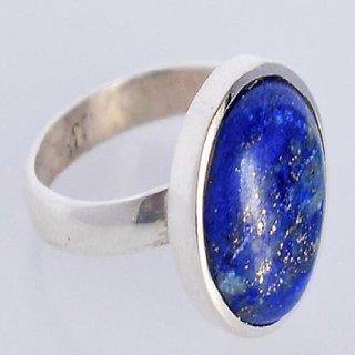                       Ceylonmine-Natural Lapis Lazuli Stone Ring Original & Unheated Gemstone Ring 6.00 Ratti For Astrological Purpose                                              