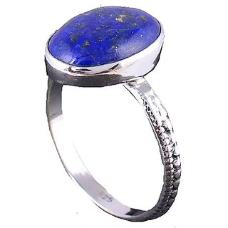                       Ceylonmine-6.25 Ratti Lapis Lazuli Stone Natural & Original Gemstone Lapis Lazuli Stone Ring For Astrological Purpose                                              