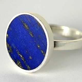                       Ceylonmine-Natural Lapis Lazuli Ring Natural & Original Gemstone Ring 5.00 Ratti For Astrological Purpose                                              