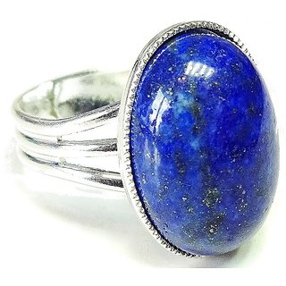                       Ceylonmine-Natural Lapis Lazuli Stone Ring Original & Unheated Gemstone Ring 6.00 Ratti For Astrological Purpose                                              
