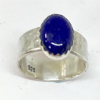                       Ceylonmine-Certified Lapis Lazuli Stone Ring Natural & Original Gemstone Ring 6.00 Ratti For Unisex                                              