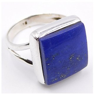                       Ceylonmine- Lapis Lazuli Stone Ring Original & Certified Gemstone 5.50 Ratti For Astrological Purpose                                              