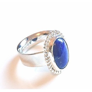                       Ceylonmine-7.00 Ratti Lapis Lazuli Stone Ring Natural & Lab Certified Gemstone Ring For Uniex                                              