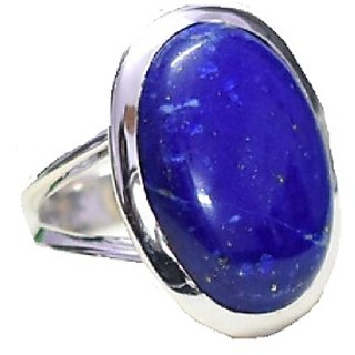                       Ceylonmine-Lapis Lazuli Stone Ring 7.25 Ratti Original & Unheated Gemstone Lapis Lazuli Stone Ring For Women & Men                                              