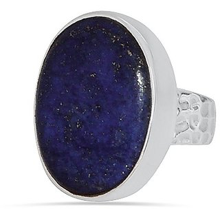                       Ceylonmine-Certified Lapis Lazuli Stone Ring Natural & Original Gemstone Ring 6.00 Ratti For Unisex                                              