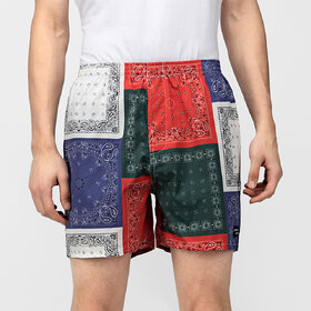 Scarf Print Boxer Shorts