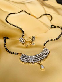 Abdesigns Morden American Diamond Mangalsutra