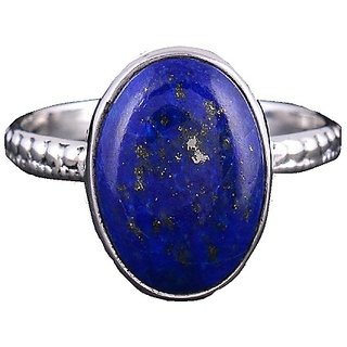                       Ceylonmine-Natural Lapis Lazuli Stone Ring Original  Unheated Gemstone Ring 6.00 Ratti For Astrological Purpose                                              