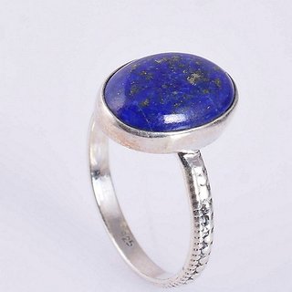                       Ceylonmine-6.25 Ratti Lapis Lazuli Stone Natural & Original Gemstone Lapis Lazuli Stone Ring For Astrological Purpose                                              