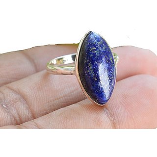                       Ceylonmine-Certified Lapis Lazuli Stone Ring Natural & Original Gemstone Ring 6.00 Ratti For Unisex                                              