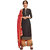 Krishna Tex Black Jute Silk Embroidery Work Suit
