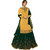 Krishna Tex Yellow Georgette Embroidery Work Lehenga Style And Salwar Suit