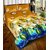 Choco Creation Multicolor 3D Printed Cotton Double Bedsheet With 2 Pillow Covers - 85 Inches  85 Inches