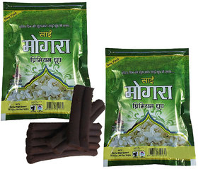 Uniqon Zipper (Pack Of 2) Mogra/Jasmine/Scented Premium Incense Sticks Dhoop Batti