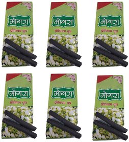Uniqon (Pack Of 6) Mogra/Jasmine Scented Premium Incense Sticks Dhoop Batti