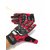 Mubco Pro Biker's Gloves Full Finger Gloves Size Medium Unisex (Red Color)
