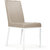 D90 Dining Living Chair With Ms Steel Leg In Beige Color (Pixel Series-By Shearling)