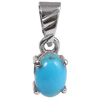 Ceylonmine Firoza Pendant Original & Lab Certified Gemstone 7.25 Ratti Turquoise Stone Pendant For Women & Men Ceylonmine Firoza Pendant Original & Lab Certified Gemstone 7.25 Ratti Turquoise Stone Pendant For Women & Men