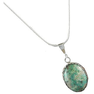 Ceylonmine Firoza Pendant Original Lab Certified Gemstone 7.25 Ratti Turquoise Stone Pendant For Women Men Ceylonmine Firoza Pendant Original Lab Certified Gemstone 7.25 Ratti Turquoise Stone Pendant For Women Men