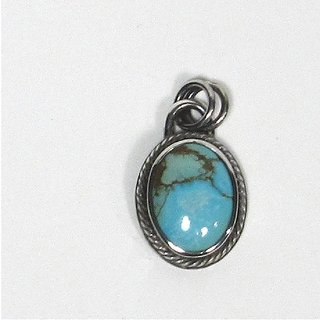                       Ceylonmine Original Firoza Stone Pendant Natural 6.25 Carat Turquoise Gemstone Locket For Unisex                                              