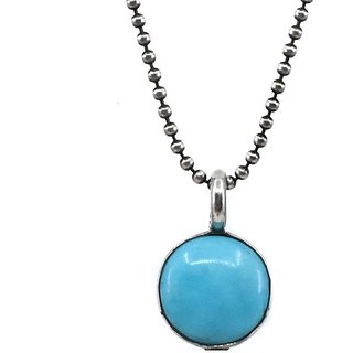 Ceylonmine Turquoise Pendant Natural & Original Stone Firoza 6.25 Ratti Stone Pendant For Unisex Ceylonmine Turquoise Pendant Natural & Original Stone Firoza 6.25 Ratti Stone Pendant For Unisex