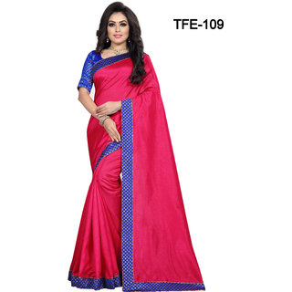                       Fab Vill Fashion Present Printed Red Saree For Women's 109                                              