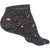 Zokni Women's Printed Ankle Length Double Knit Thumb Cotton Multicolored Socks Combo - Pack Of 4 (With 1 Free Pair)