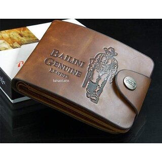 Fashlook Brown Leatherite Balini Casual Bi-Fold Wallet